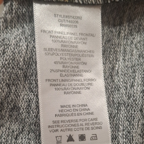 Kut from the Kloth Gray Knit Top Size S - Picture 7 of 7